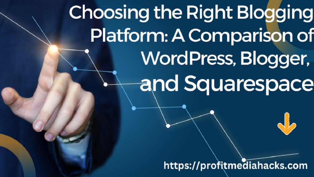 Choosing the Right Blogging Platform: A Comparison of WordPress, Blogger, and Squarespace