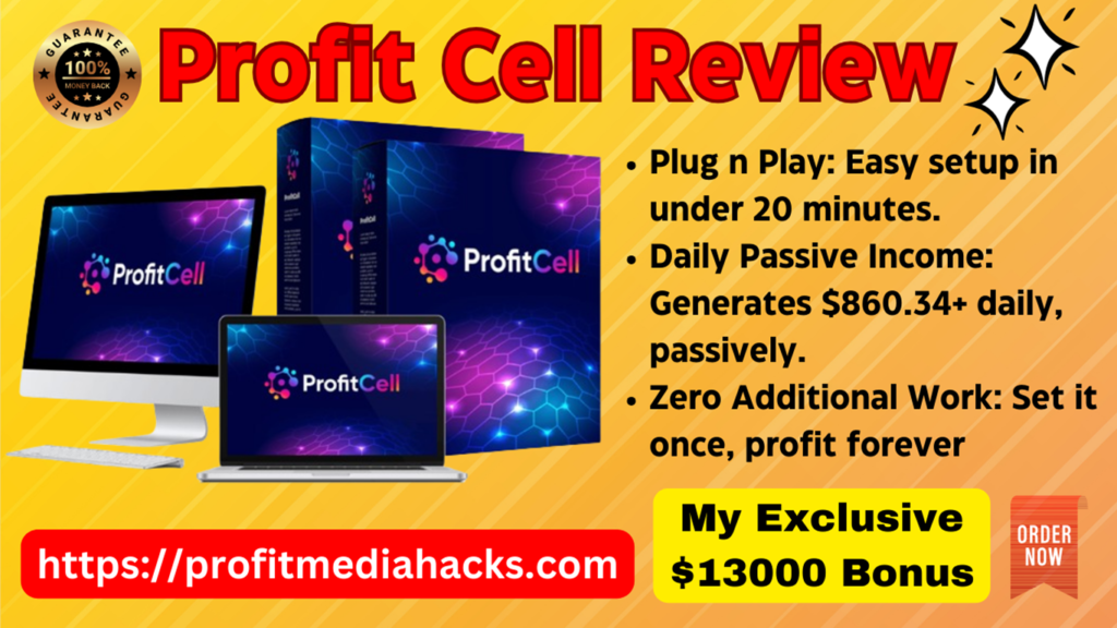 ProfitCell Review: Easily Making $860.34+ Daily