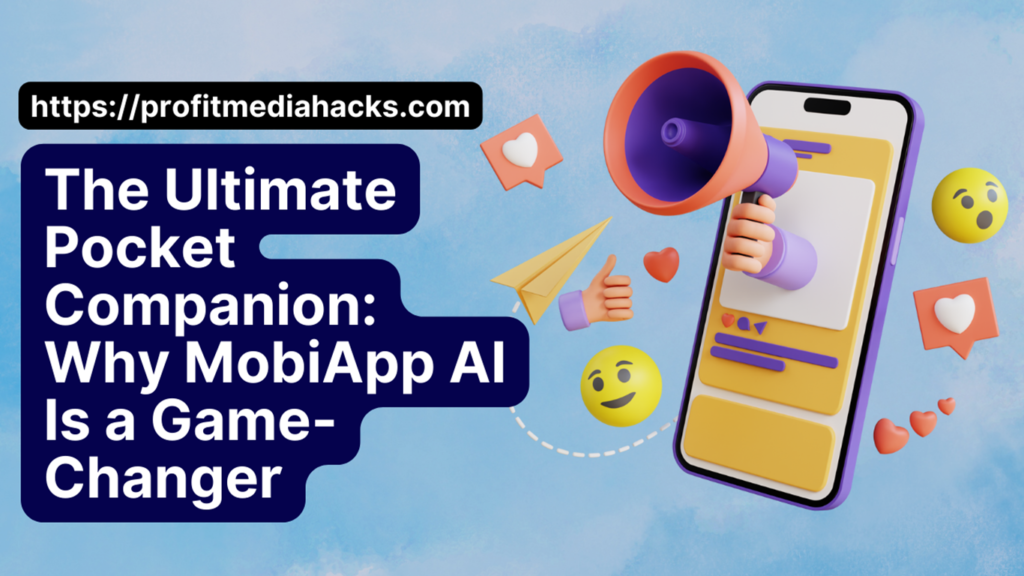 The Ultimate Pocket Companion: Why MobiApp AI Is a Game-Changer