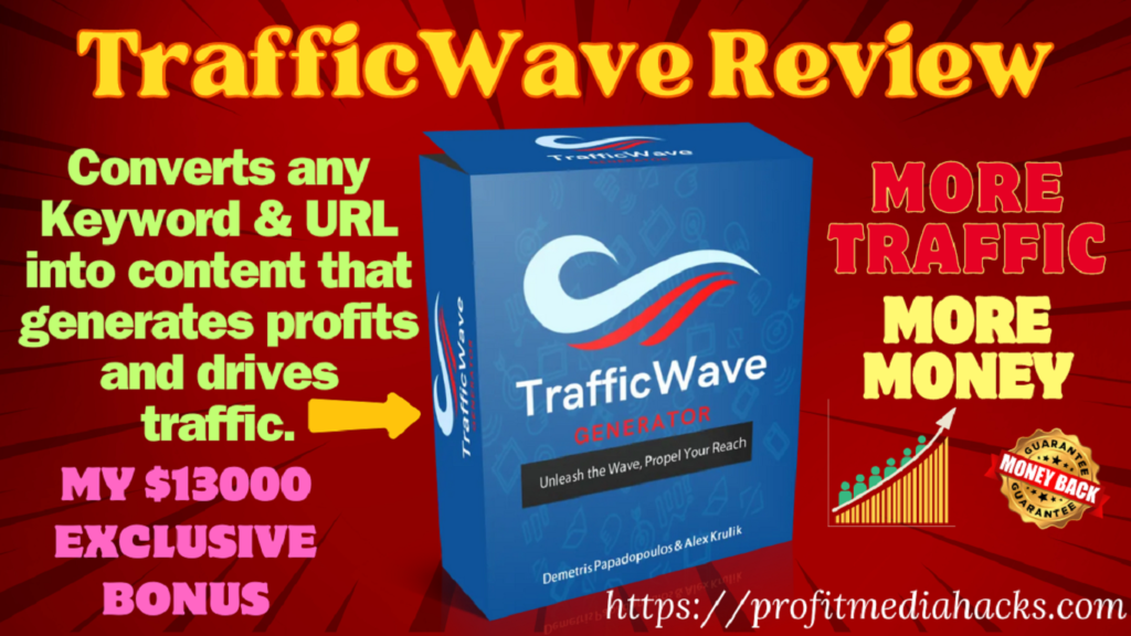 TrafficWave Generator Review: More Traffic = More Money (TrafficWave Generator App by DEMETRIS DPAPA)