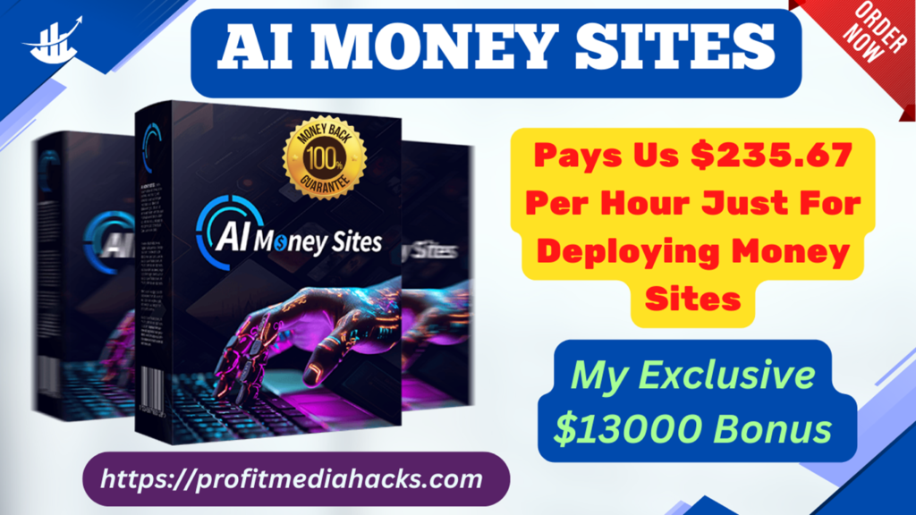 AI MONEY SITES REVIEW :  Creates Life-Changing Amounts Of Money