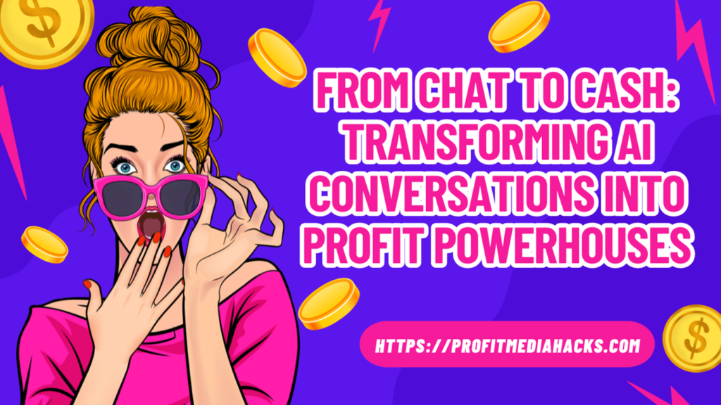 From Chat to Cash: Transforming AI Conversations into Profit Powerhouses