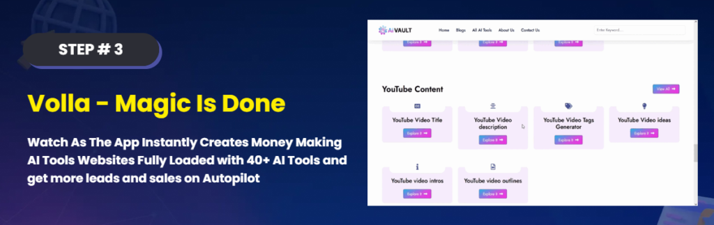 AI Vault Firesale: Create a Ready-to-Go Website with 40+ AI Services in 3 Clicks(by Anjani Kumar)