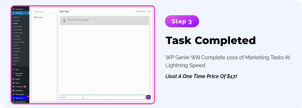 WP Genie Review: Grab This World’s First “Human-Like” AI Virtual Assistant! (by Seun Ogundele)