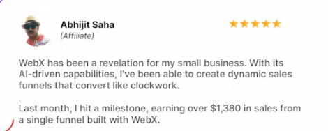 WEBX Review: Create STUNNING Landing Pages, eCom Stores & Sales Funnels in Secs