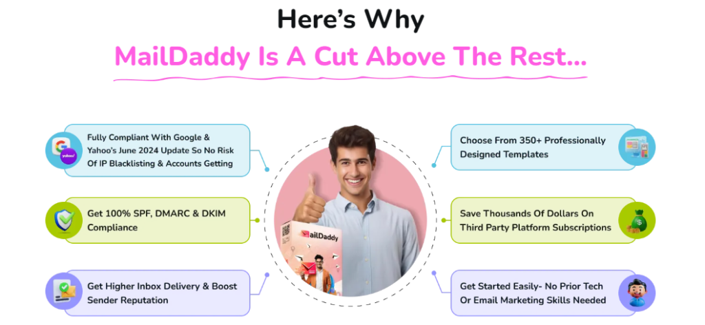 MailDaddy Review: Say Goodbye to Monthly Fees! Unlimited Emails, 99.96% Inbox Success with MailDaddy! 