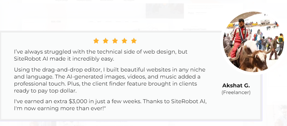 SiteRobot AI Review: Build Websites & Find Clients on Autopilot with SiteRobot AI ( by Uddhab Pramanik )