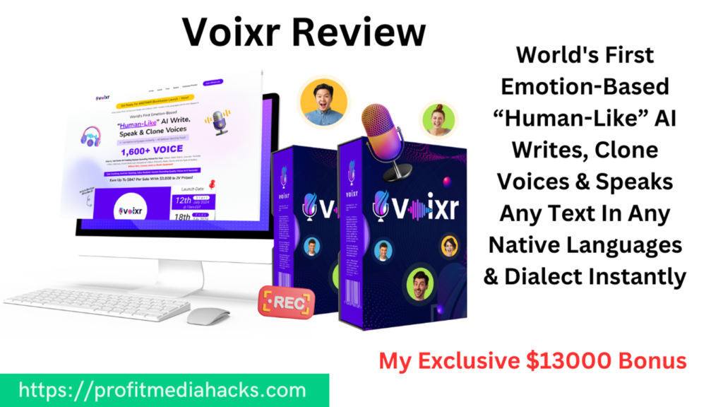 Voixr Review: Create Studio-Quality Voiceovers Instantly with Voixr – Don’t Miss Out!