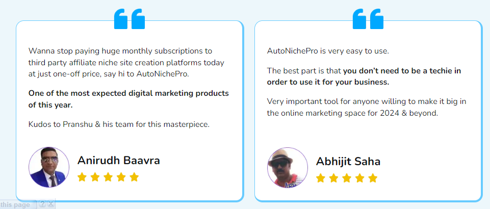 AutoNichePro Review: 100% DFY Profit Generating Affiliate Niche Sites Under a Minute!