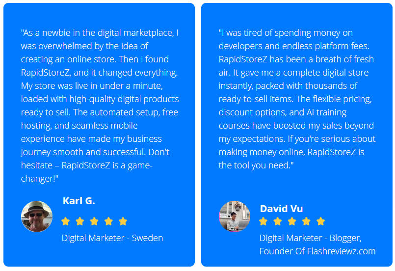 RapidStoreZ Review: First-To-Market App Creates DFY Digital Store In 60 Seconds