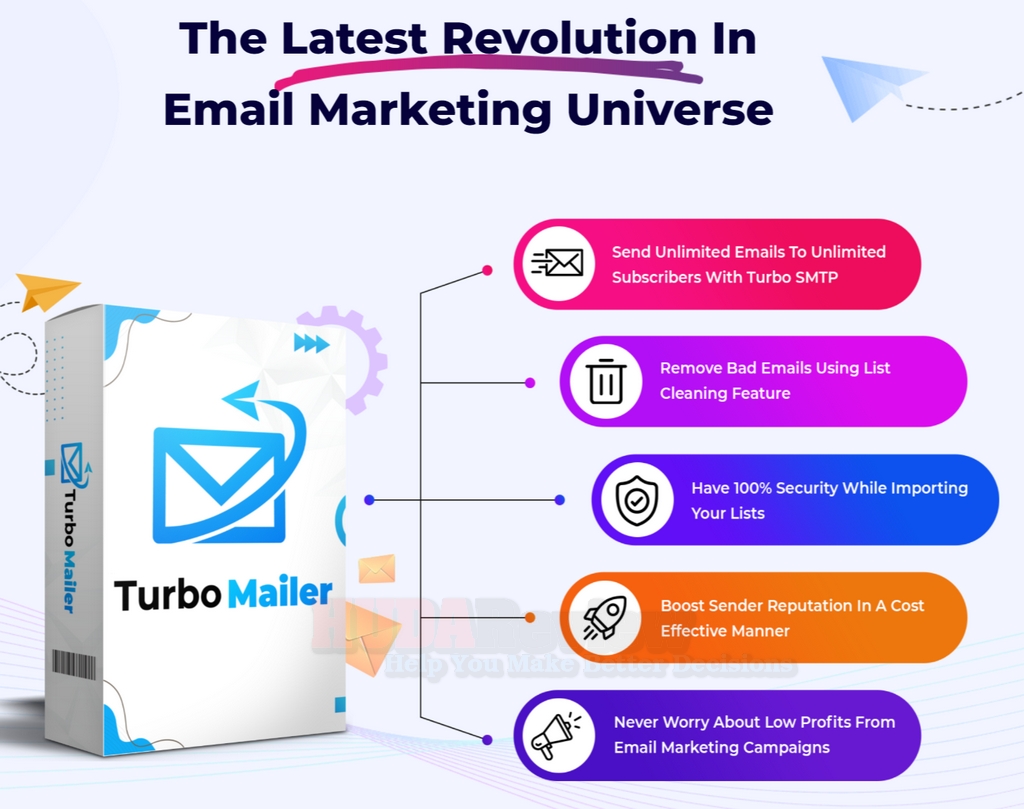 TurboMailer Review: Send Limitless Emails To Limitless Subscribers