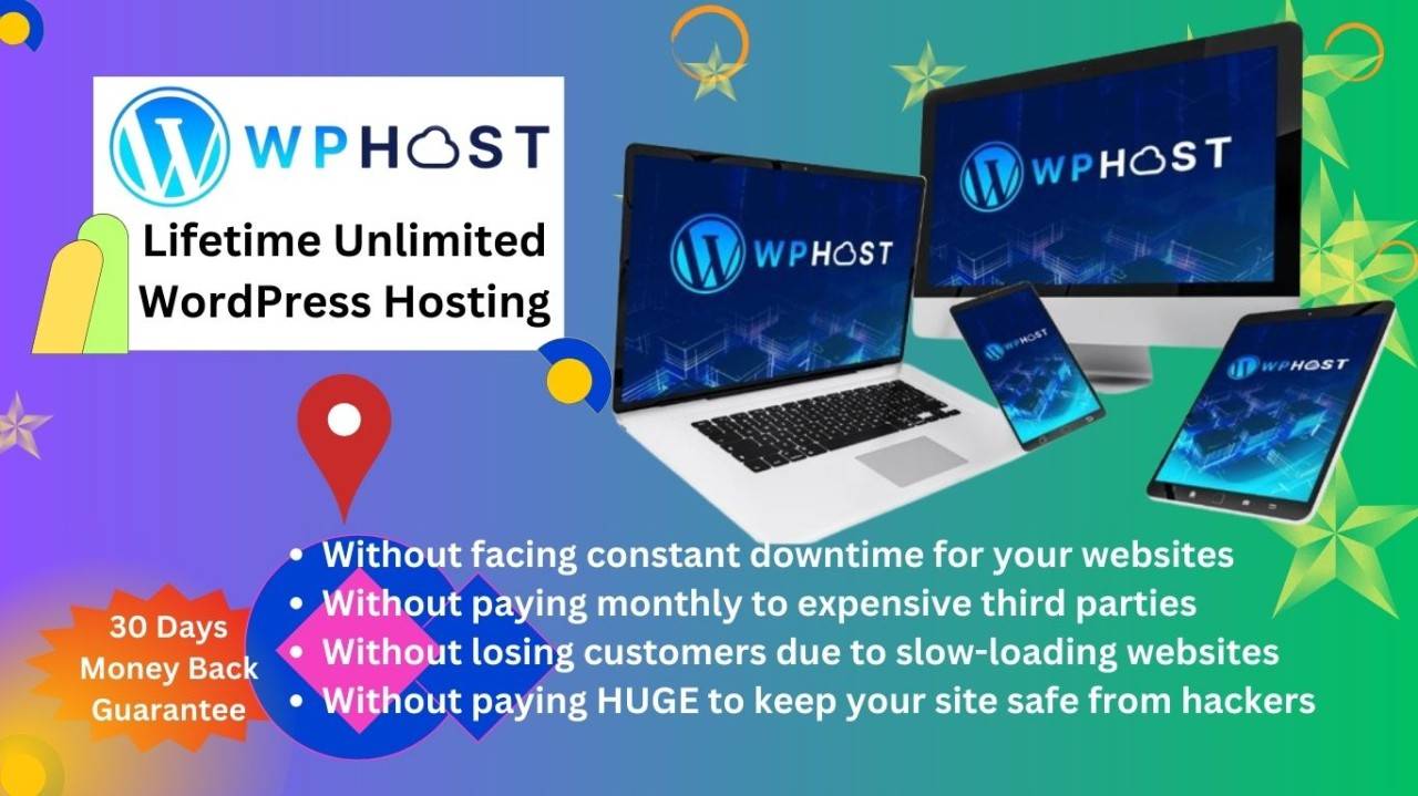 Host Unlimited Wordpress Websites And Domains for a Lifetime With No Monthly Fees!