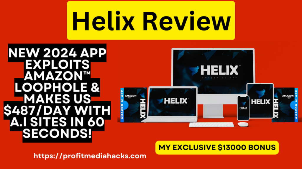 Helix Review: World's First A.I Powered Amazon Site Builder (by Billy Darr)