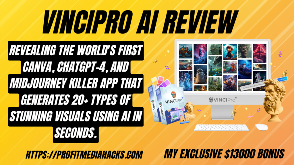 Vincipro AI Review: Canva And Photoshop Killer Is Finally Here (by Yogesh Choudhary)