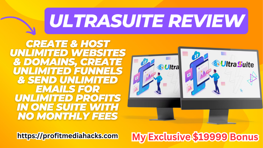 UltraSuite Review: Unlimited Hosting, Email & Funnels for Life (by Venkatesh et al)