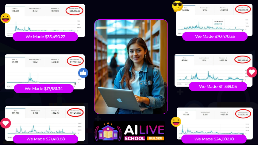 AI Live School Builder - Create & Launch Your Own LIVE School 